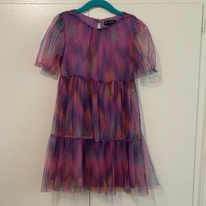 Sparkling Rainbow Kids Dress
